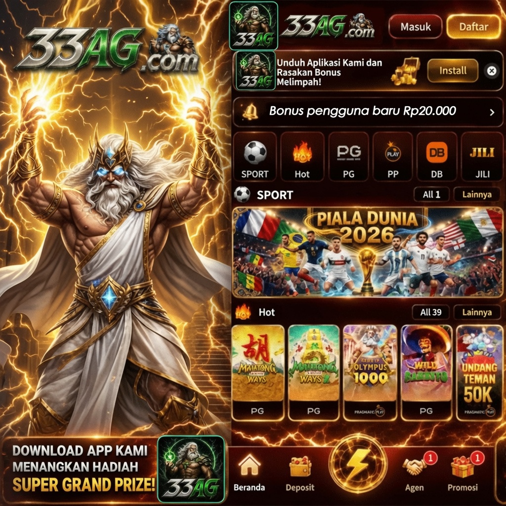 33AG - Situs Resmi 33ag Login App & Akun Aman ⚡